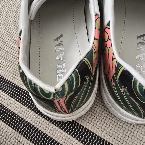 Prada Women's White Sneakers - Picture 5 of 5